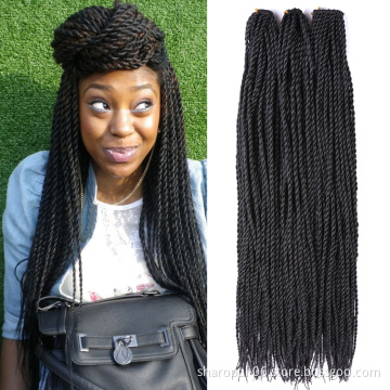 senegalese braiding hair 3packs/lot 22inch 30strands ombre crochet hair